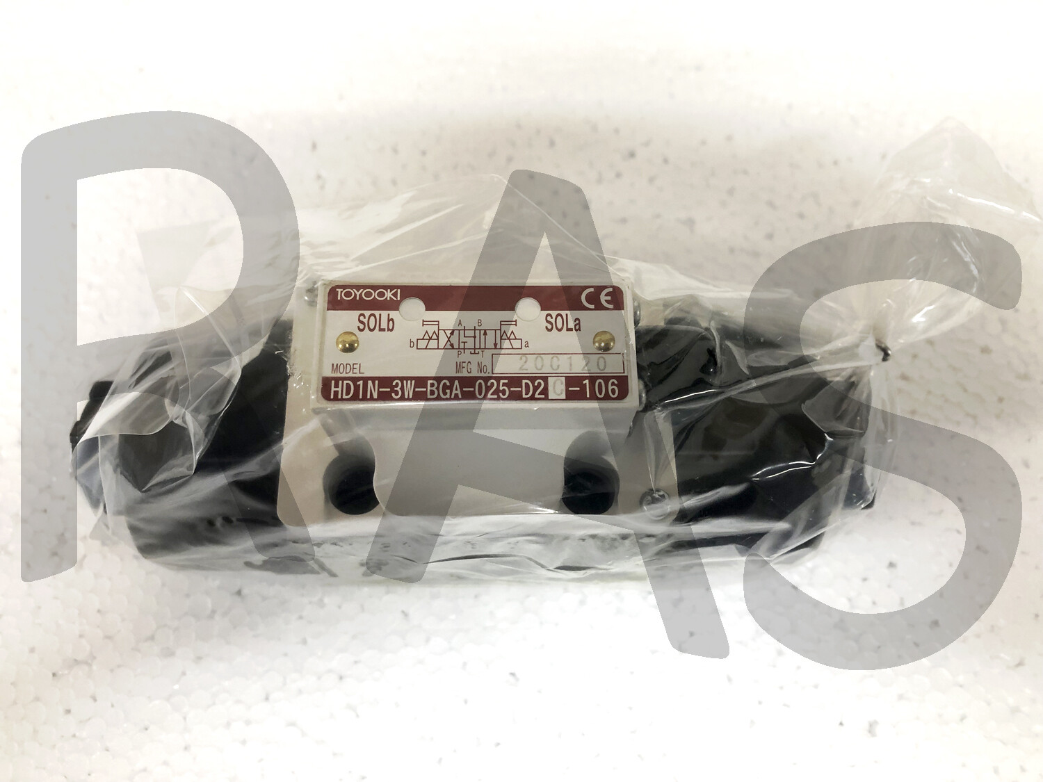 Toyo-Oki Solenoid Valve - HD1N-3W-BGA-025-D2C-106 Toyo-Oki Solenoid Valve - HD1N-3W-BGA-025-D2C-106