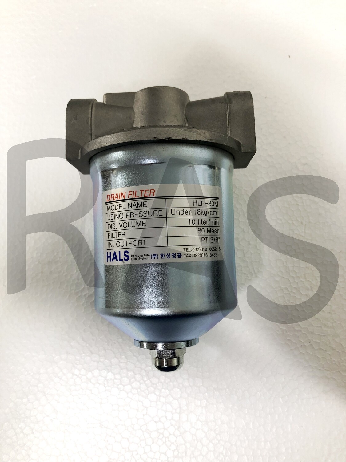 Hals Lube Drain Filter - HLF-80M