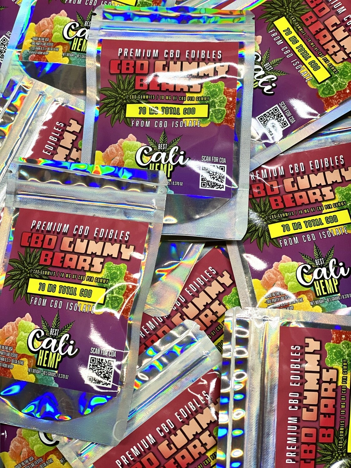 CBD Gummies - Seven pack (10 mg Per Gummy) CBD Gummies - Seven pack (10 mg Per Gummy)