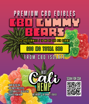 CBD Gummies - Twenty pack (10 mg Per Gummy)