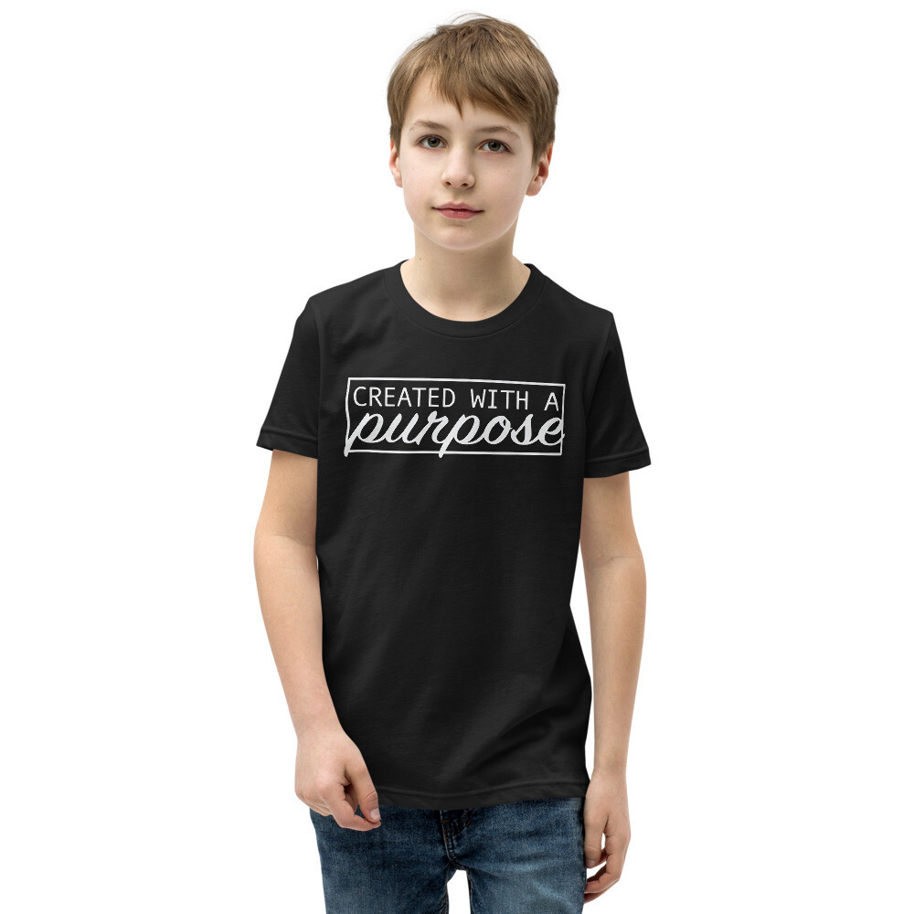 Youth Created with a Purpose Short Sleeve Tee (DTG)