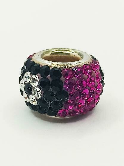 Silver 925 pendant charm bracelet