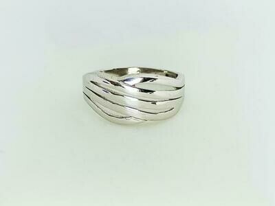 Silver 925  modern plain ring