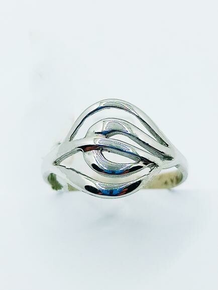 Silver 925  modern plain ring