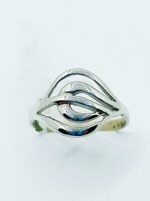Silver 925  modern plain ring