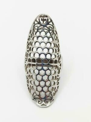 Silver 925 modern plain ring