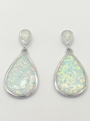 925 OPAL EARRINGS