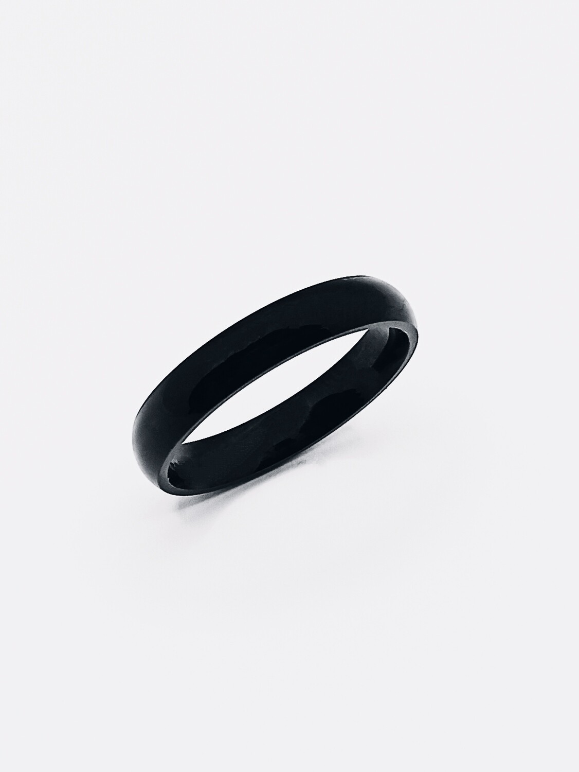 Stainless Steel black wedding ring