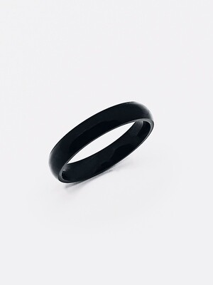 Stainless Steel black wedding ring
