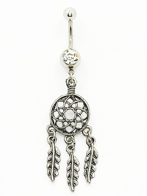 316L surgical steel dreamcatcher Belly ring
