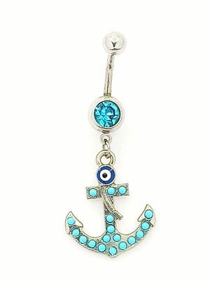 316L surgical steel anker belly ring
