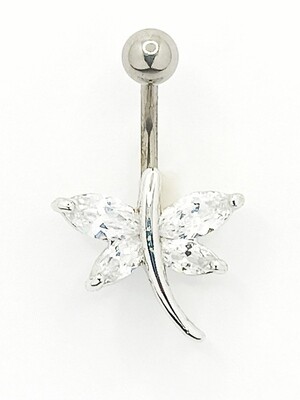 316L surgical steel dragonfly Belly ring