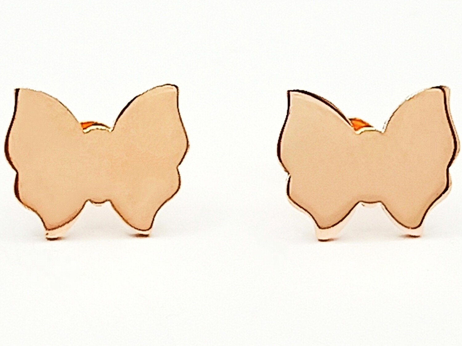 Silver 925 butterfly stud earrings