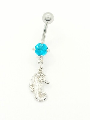 925 silver and 316L steel scorpion Belly ring