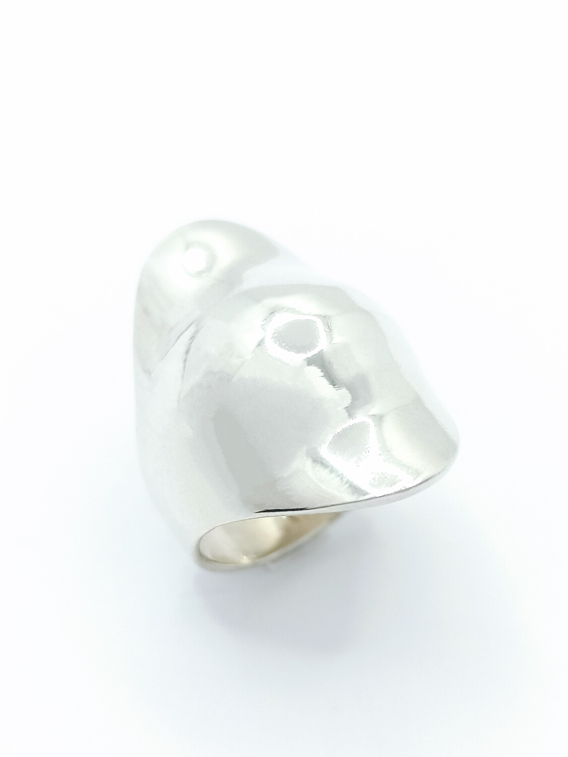 Silver 925 solid handmade modern plain ring