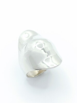 Silver 925 solid handmade modern plain ring