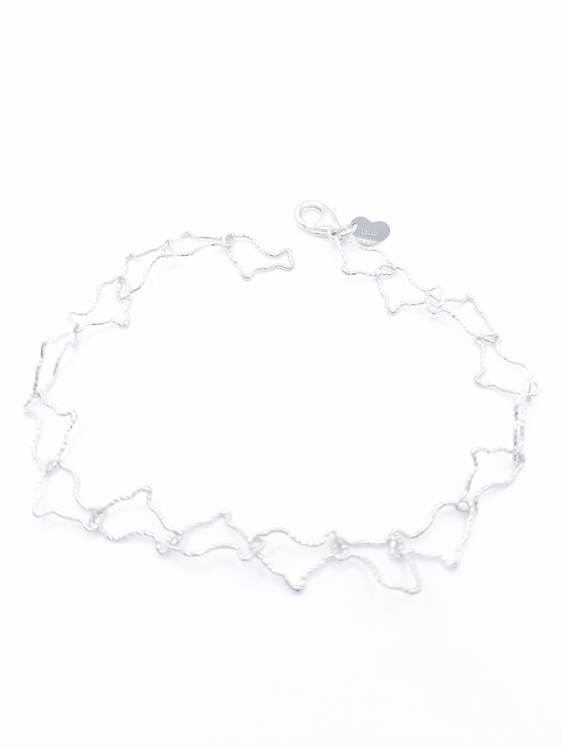 Silver 925 dolphin white or rose anklet