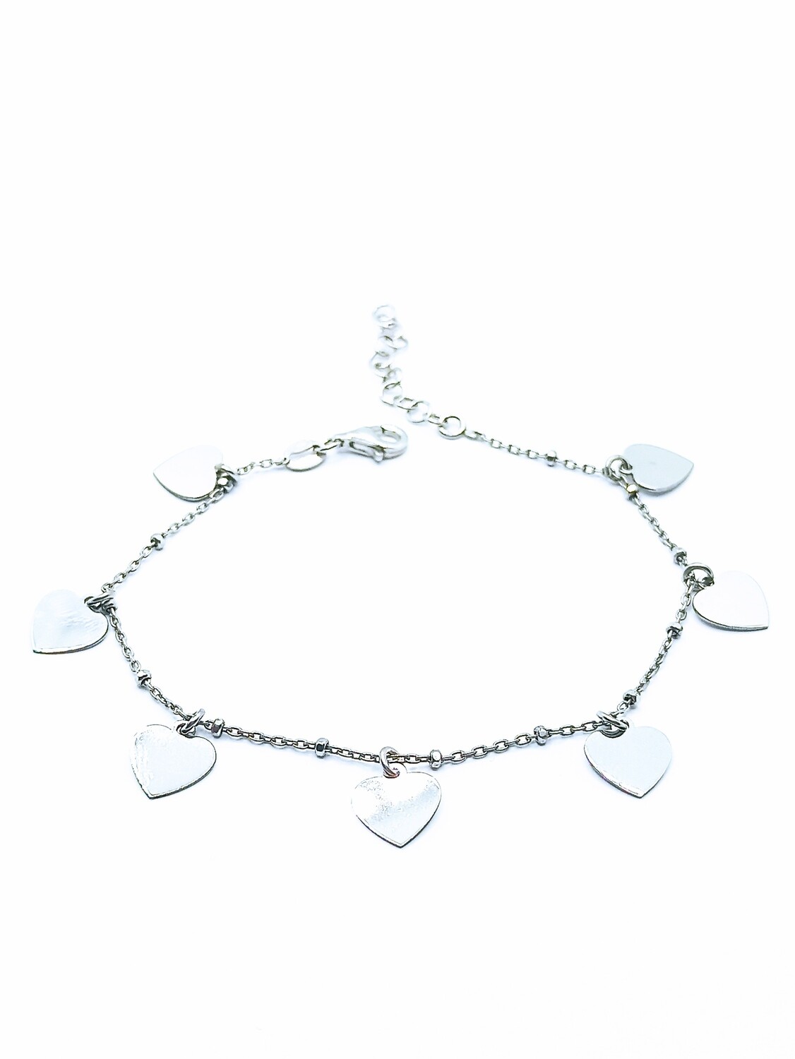 Silver 925 hearts  hand bracelet