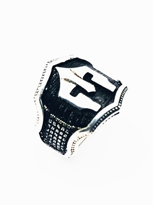 Silver 925 handmade spartan ring