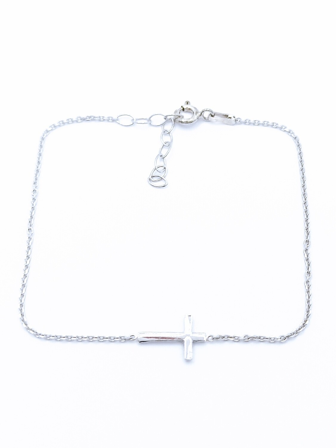 Silver 925 cross hand bracelet