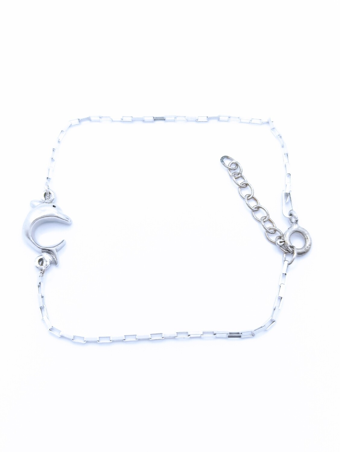 Silver 925 dolphin hand bracelet