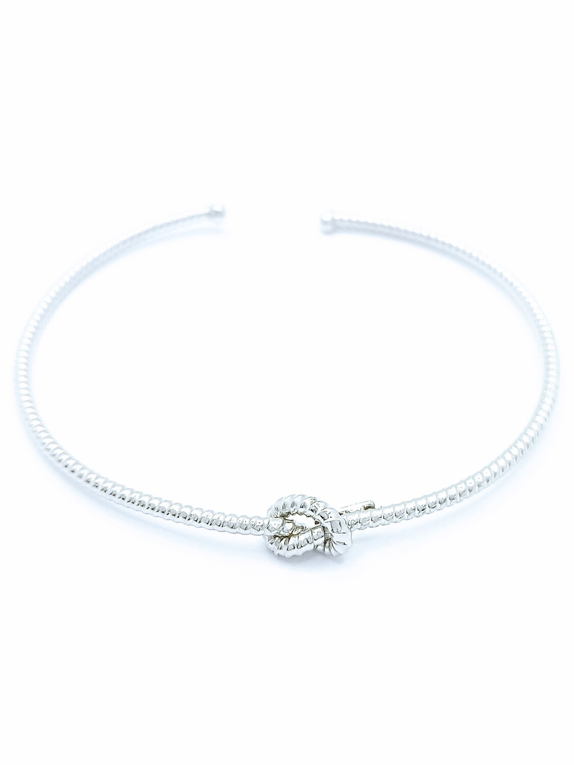 Silver 925 knot hand bracelet