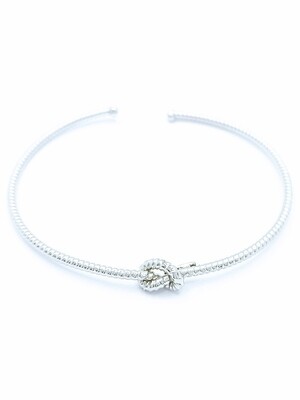 Silver 925 knot hand bracelet