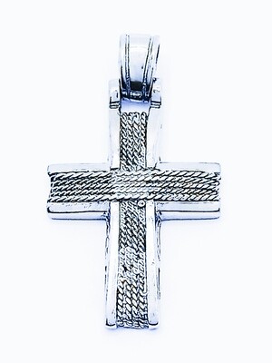 Silver 925 handmade cross pendant