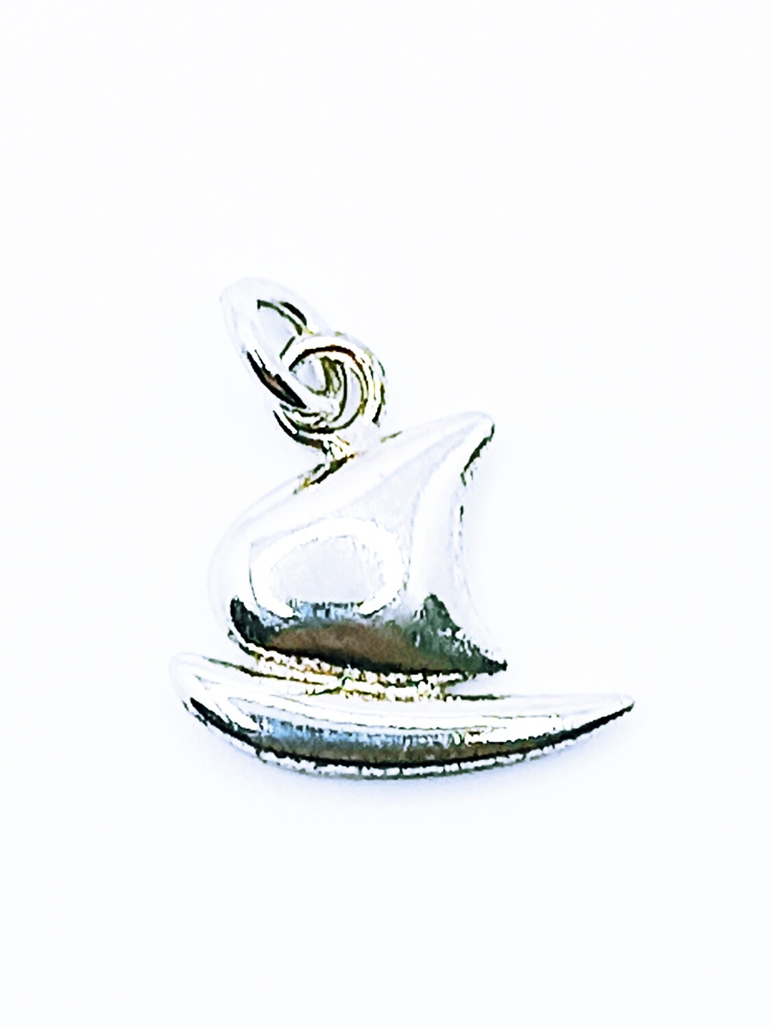 Silver 925 handmade sailing boat pendant