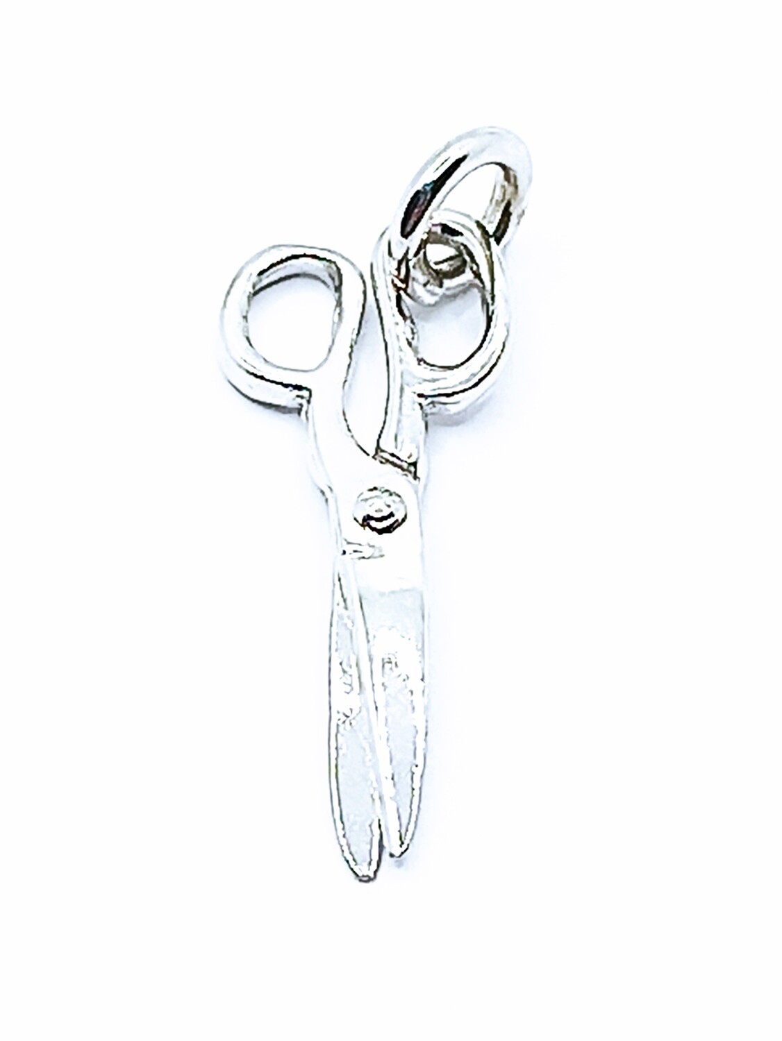 Silver 925 working-moving pair of scissors pendant