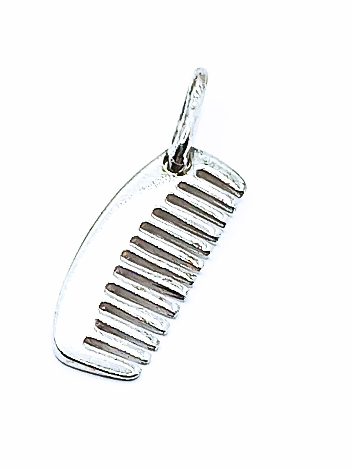 Silver 925 hairdressing comb pendant