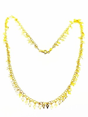 Silver 925 dangling element necklace