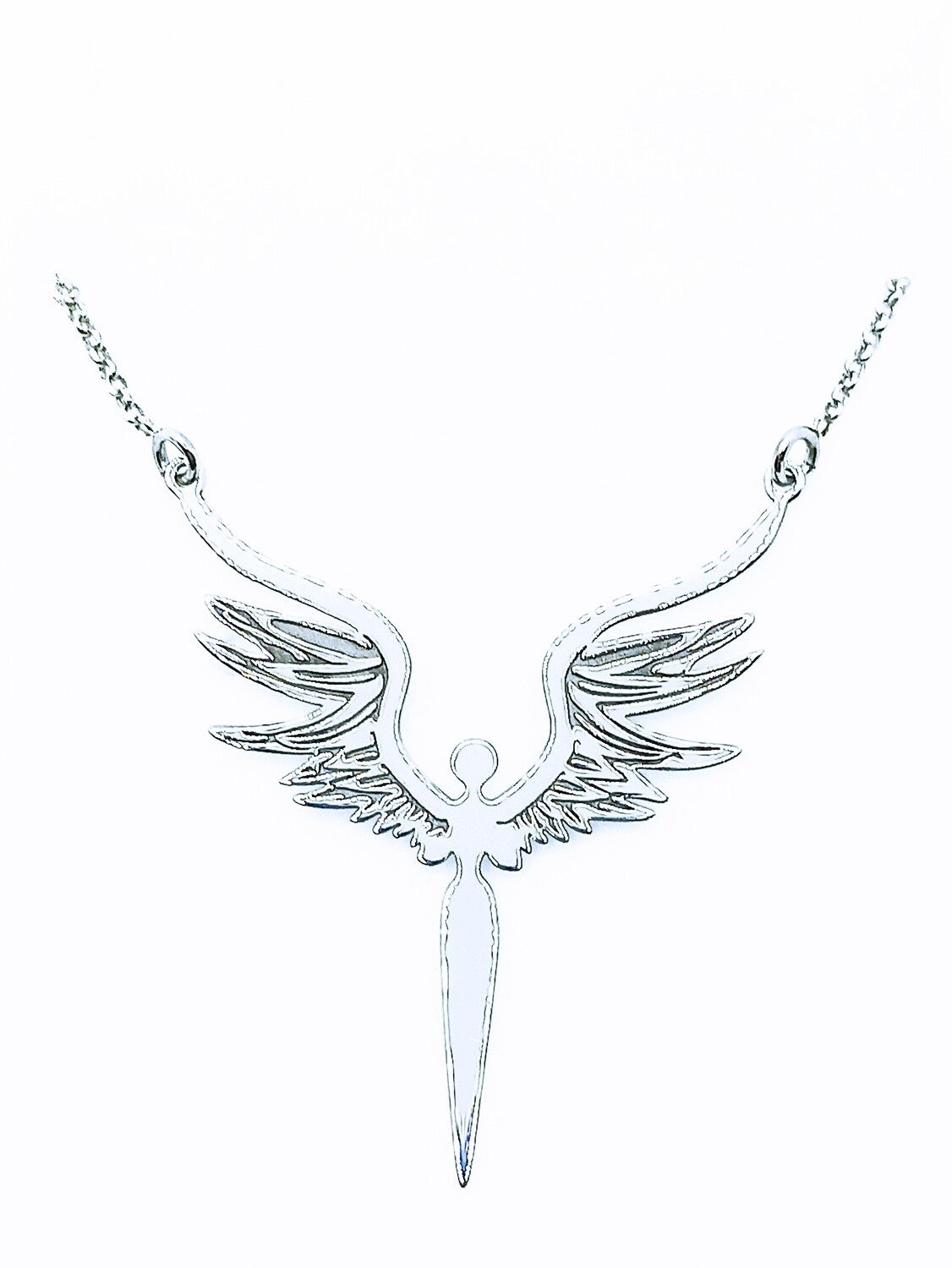 Silver 925 Angel Archangel Michael necklace