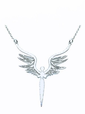 Silver 925 Angel Archangel Michael necklace