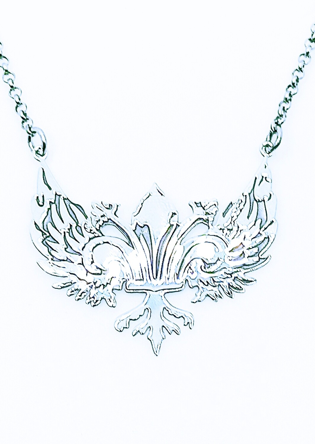 Silver 925 Angel Archangel Gabriel necklace
