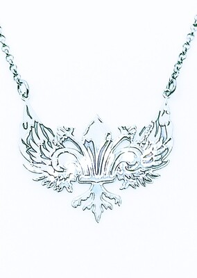 Silver 925 Angel Archangel Gabriel necklace