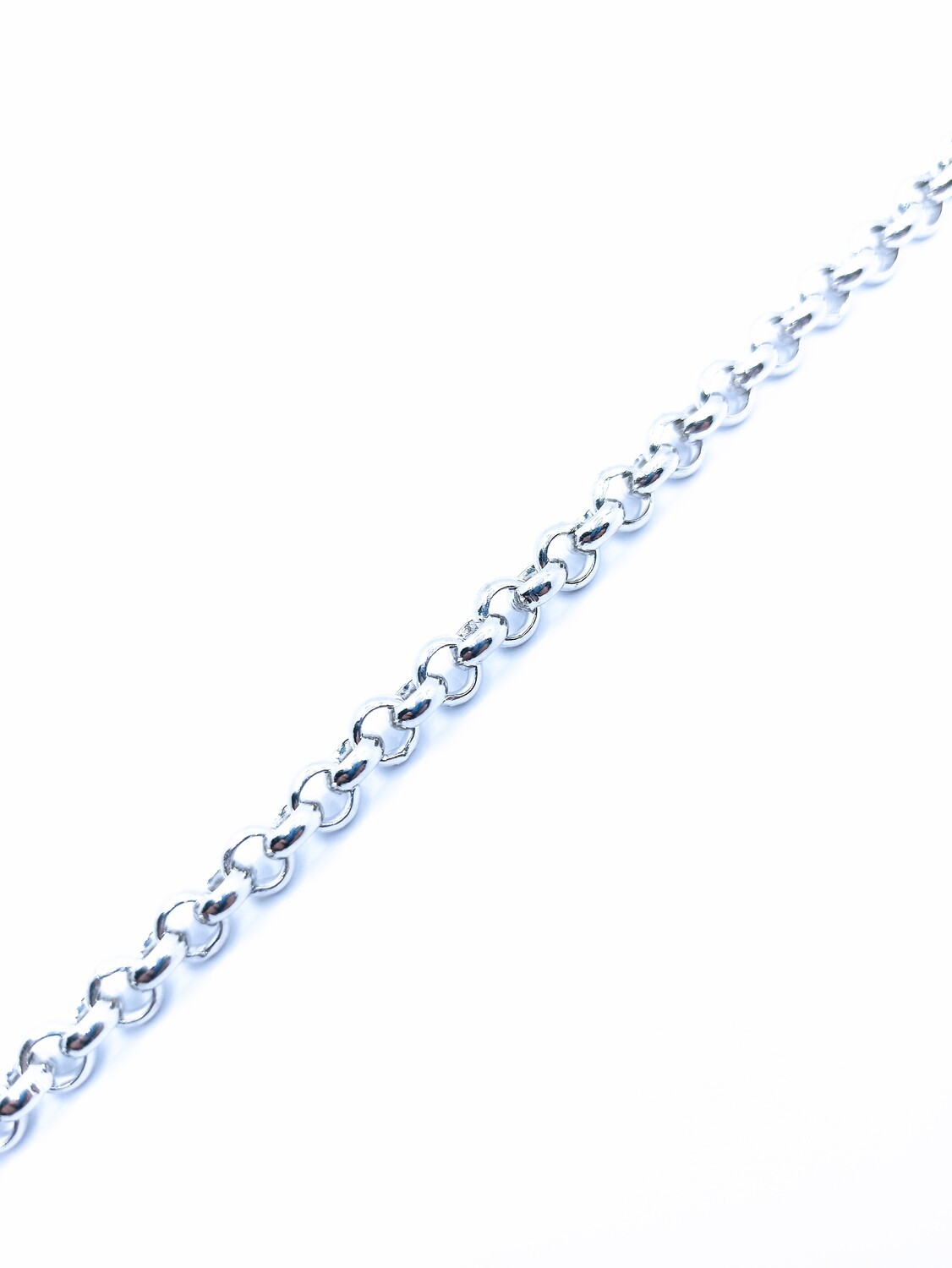 Silver 925 handmade mens circles bracelet