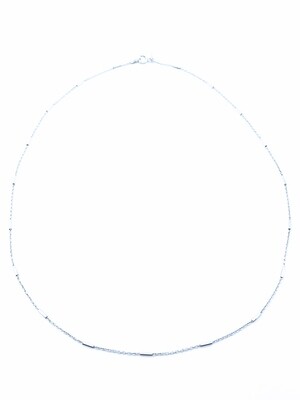 Silver 925 bar trace neck chain