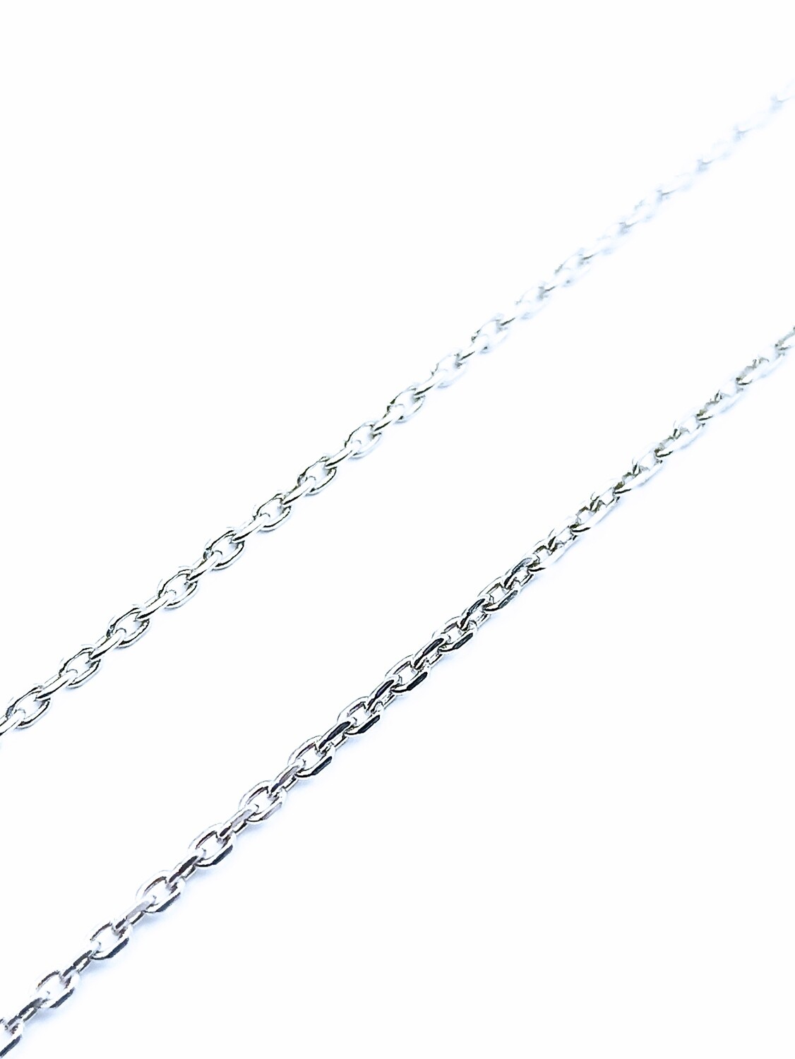 Silver 925 cable 1 white or gold neck chain