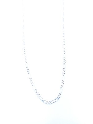 Silver 925 handmade figaro necklace