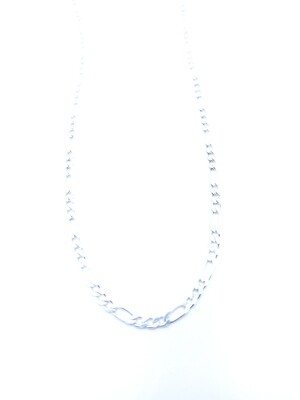 Silver 925 Solid handmade figaro necklace