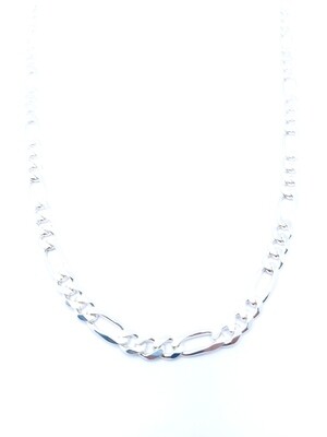 Silver 925 handmade figaro necklace