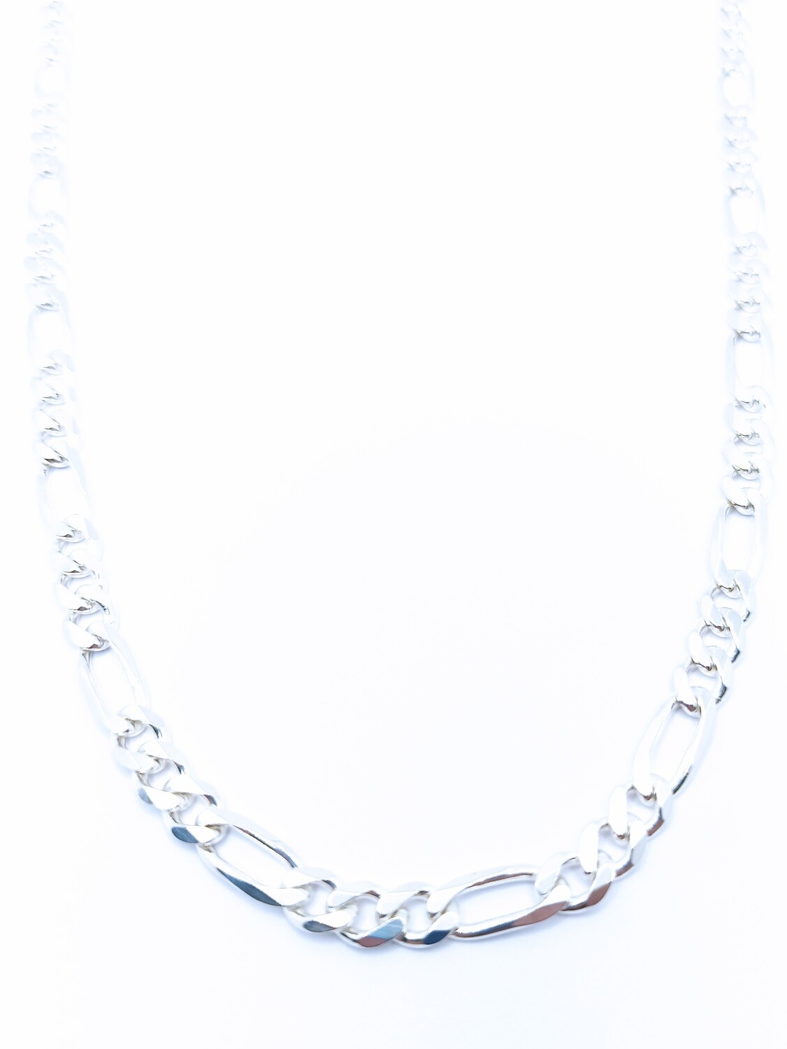 Silver 925 handmade figaro necklace
