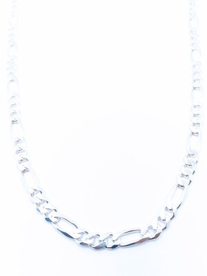 Silver 925 handmade figaro necklace