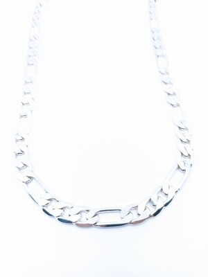 Silver 925 handmade thick figaro necklace