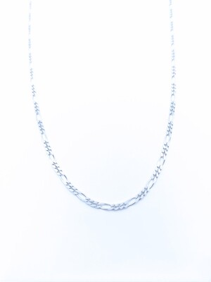 Silver 925 handmade figaro necklace