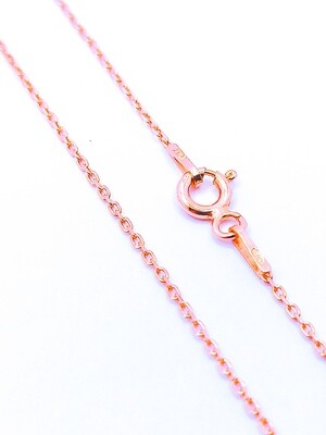 Silver 925 rose cable 1 neck chain