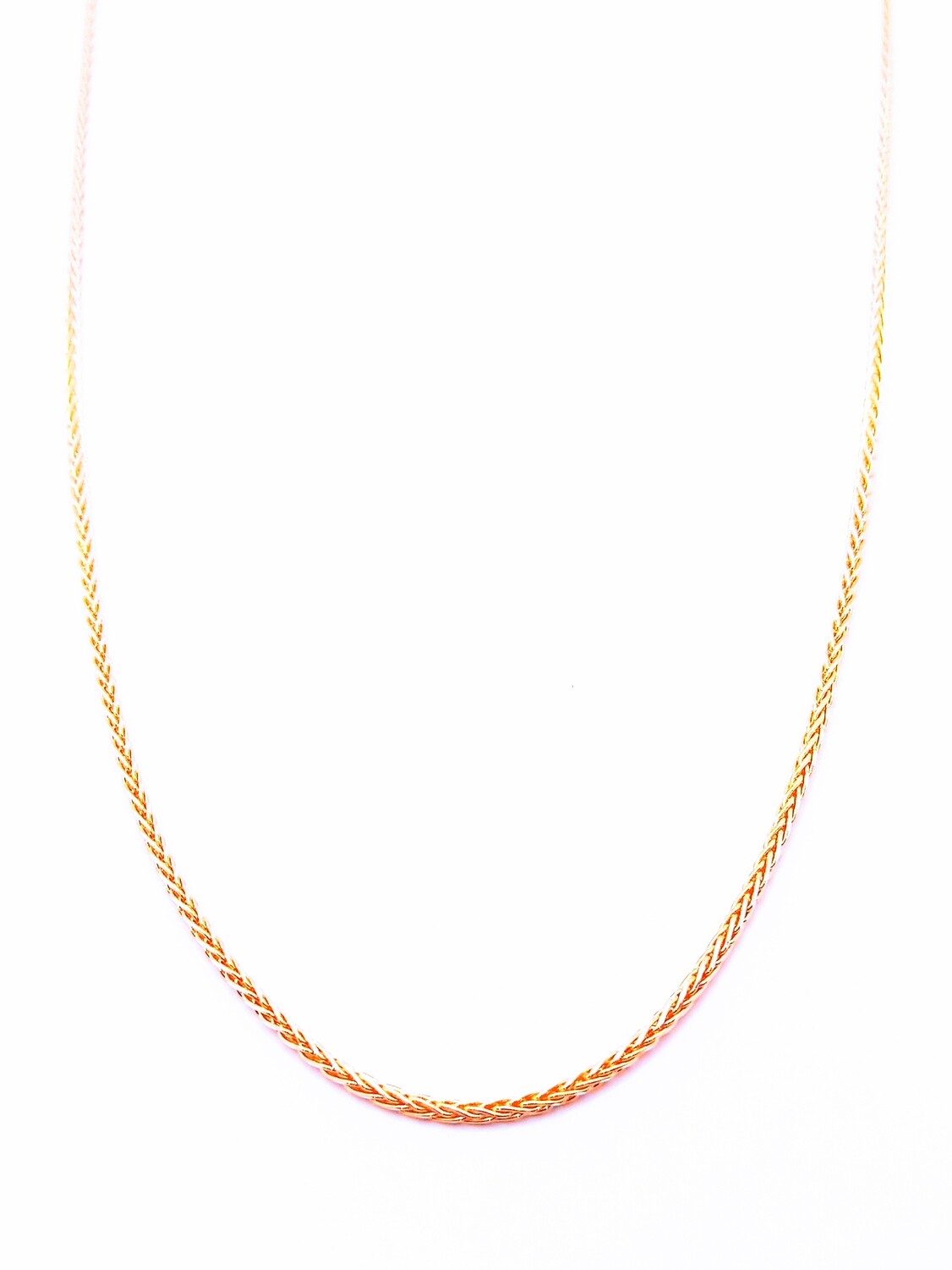 Silver 925 rose cable 2 neck chain