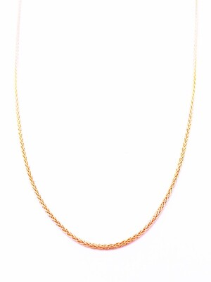 Silver 925 rose cable 2 neck chain