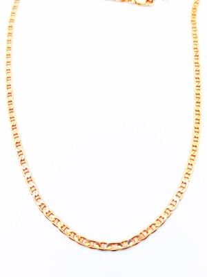 Silver 925 rose gold Theta necklace